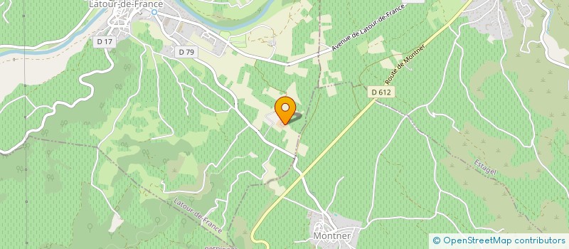 localisation de l'entreprise ROCANGES  LATOUR-DE-FRANCE