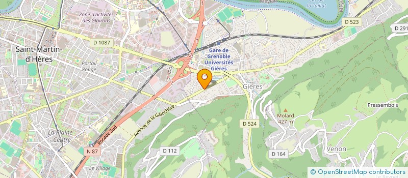 localisation de l'entreprise ROCAPI  GIERES