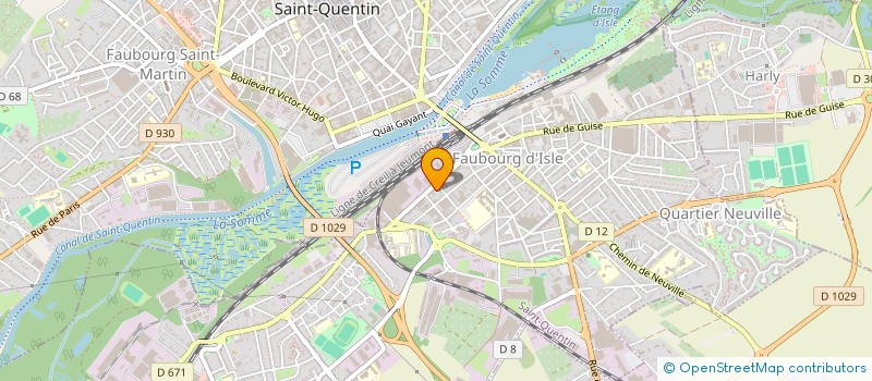 localisation de l'entreprise ROCARPENTIER à SAINT-QUENTIN