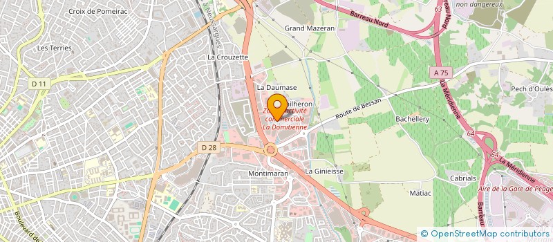 localisation de l'entreprise ROCASPORT à BEZIERS