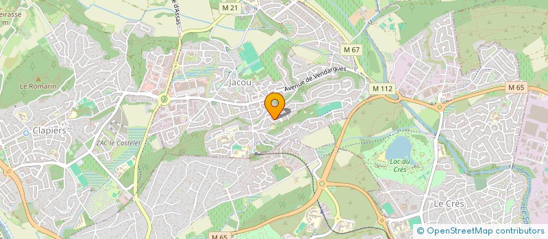 localisation de l'entreprise ROCAT INVEST à CLAPIERS