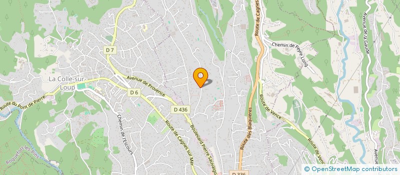 localisation de l'entreprise ROCATE à SAINT-PAUL-DE-VENCE