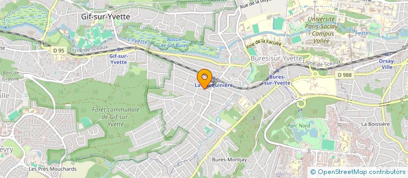localisation de l'entreprise ROCAVISTA à BURES-SUR-YVETTE