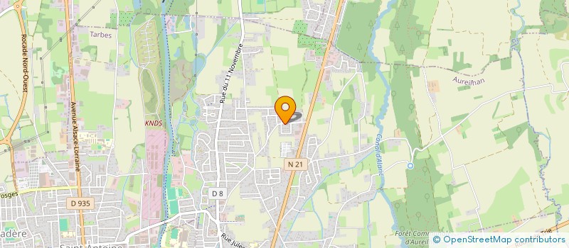 localisation de l'entreprise ROCAYOU  AUREILHAN