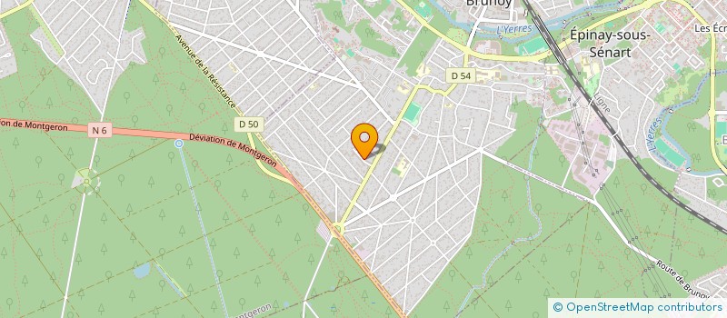 localisation de l'entreprise ROCBACA à BRUNOY