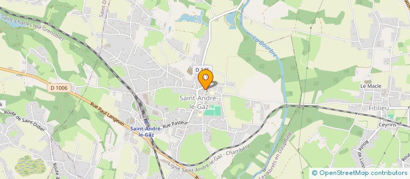 localisation de l'entreprise ROCBATI 2000  SAINT-ANDRE-LE-GAZ