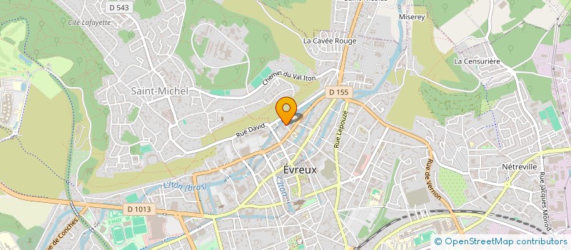 localisation de l'entreprise ROCBATI à EVREUX