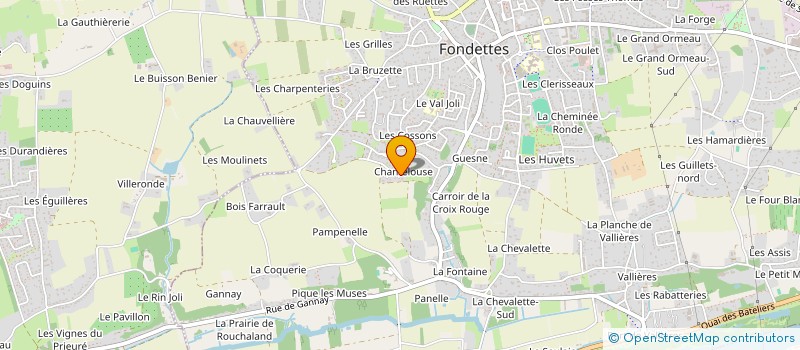 localisation de l'entreprise ROCBOD à FONDETTES
