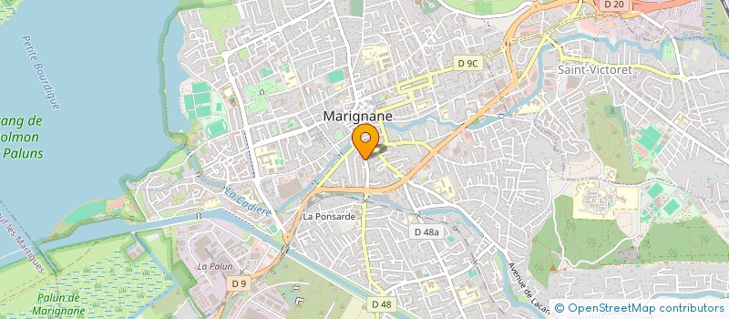 localisation de l'entreprise ROCCARO ARCHITECTURE  MARIGNANE