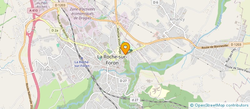 localisation de l'entreprise ROCCHI MARCEL ET LOUIS à LA ROCHE-SUR-FORON