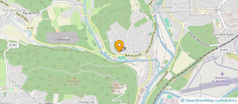 localisation de l'entreprise ROCCHI TP  PRESENTEVILLERS