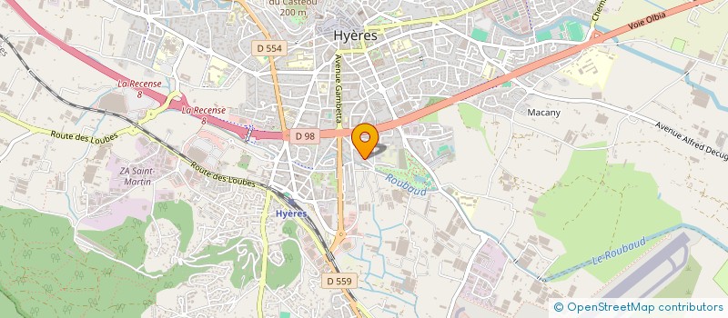 localisation de l'entreprise ROCCHIA ET CIE à HYERES