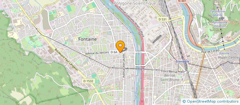 localisation de l'entreprise ROCCO 38600  FONTAINE
