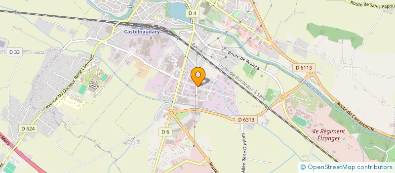 localisation de l'entreprise ROCCO à CASTELNAUDARY