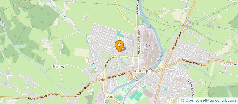 localisation de l'entreprise ROCCO LETTIERI SAS  GUEUGNON