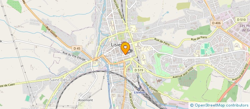 localisation de l'entreprise ROCCO RESTAURATION  LISIEUX