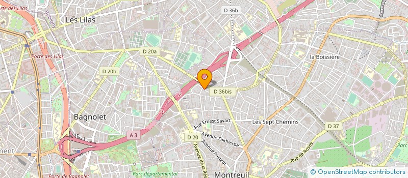localisation de l'entreprise ROCCO TRADING INTERNATIONAL à MONTREUIL