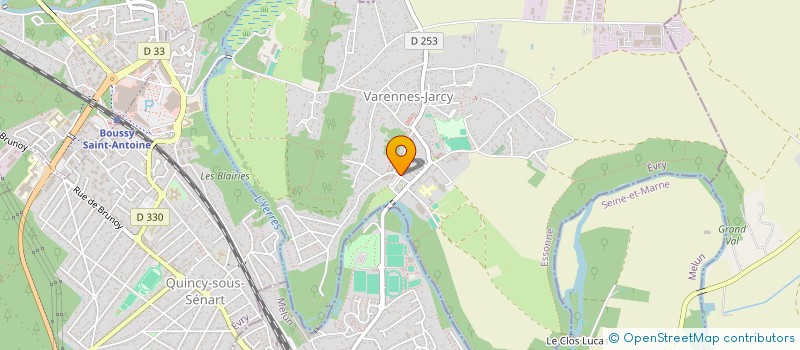 localisation de l'entreprise ROCCON-CHARRIER  VARENNES-JARCY