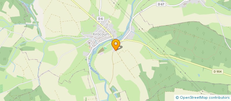 localisation de l'entreprise ROCELOU  XIROCOURT