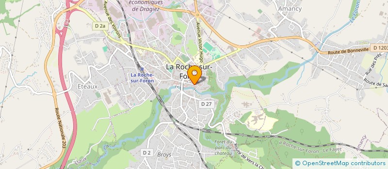 localisation de l'entreprise ROCEVAL  LA ROCHE-SUR-FORON