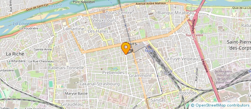 localisation de l'entreprise ROCH  TOURS