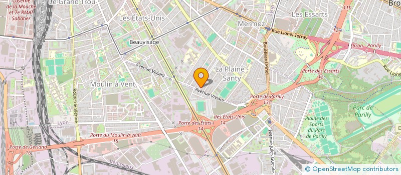 localisation de l'entreprise ROCH  LYON