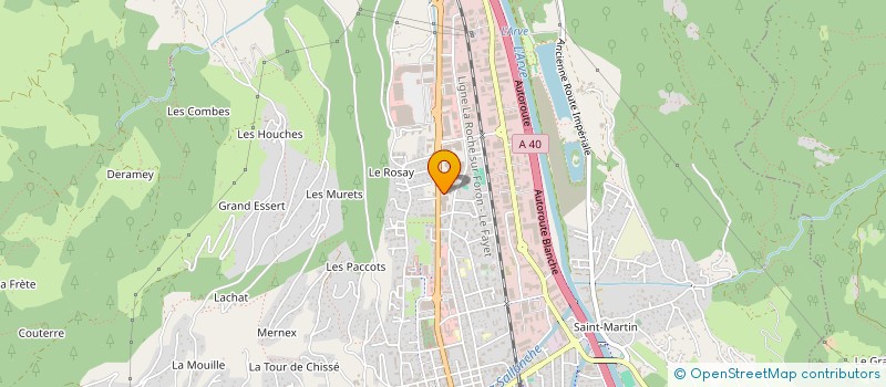 localisation de l'entreprise ROCH à SALLANCHES