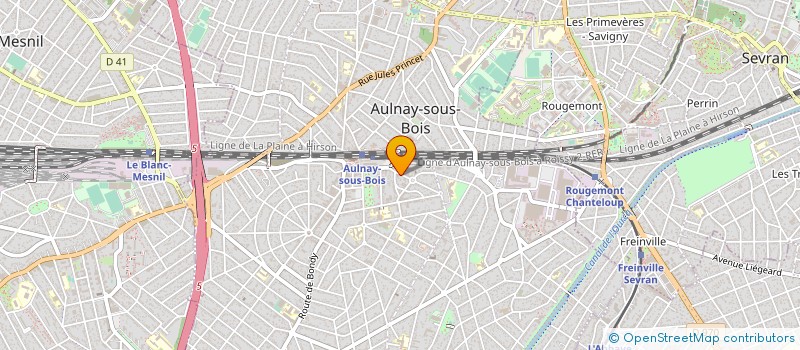 localisation de l'entreprise ROCH à AULNAY-SOUS-BOIS
