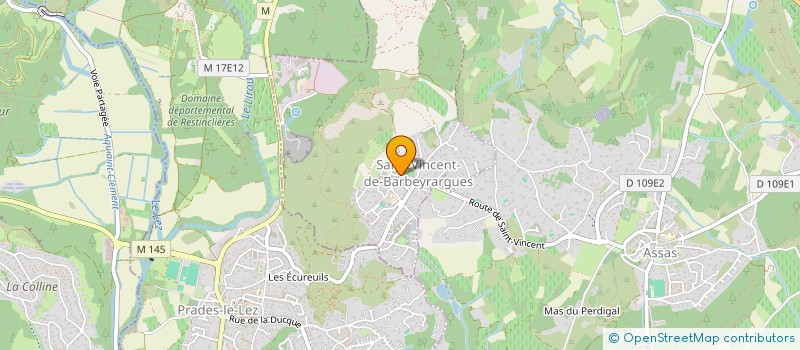 localisation de l'entreprise ROCH  SAINT-VINCENT-DE-BARBEYRARGUES