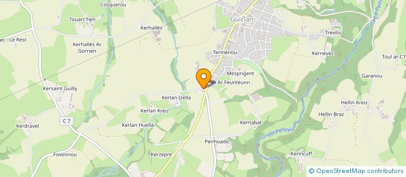 localisation de l'entreprise ROCH  GUICLAN