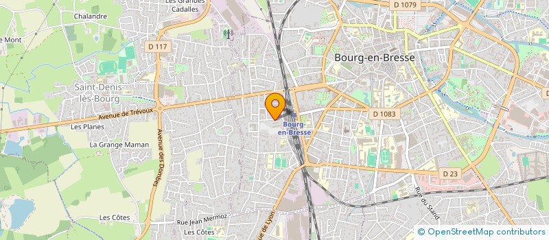 localisation de l'entreprise ROCH  BOURG-EN-BRESSE