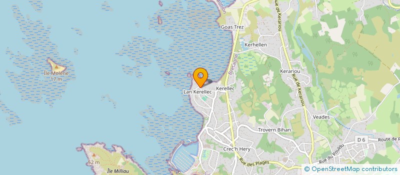 localisation de l'entreprise ROCH AR SKOED  TREBEURDEN