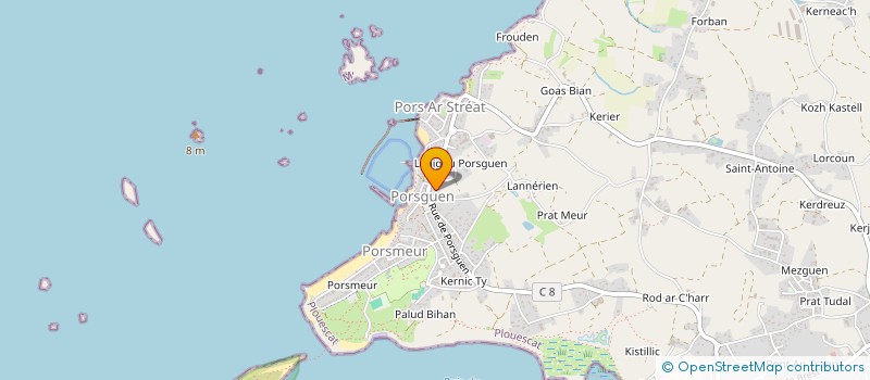 localisation de l'entreprise ROCH ARMOR  PLOUESCAT