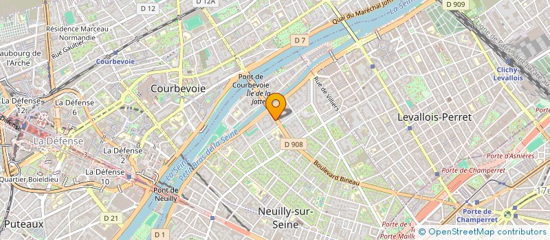 localisation de l'entreprise ROCH CONSEIL à NEUILLY-SUR-SEINE