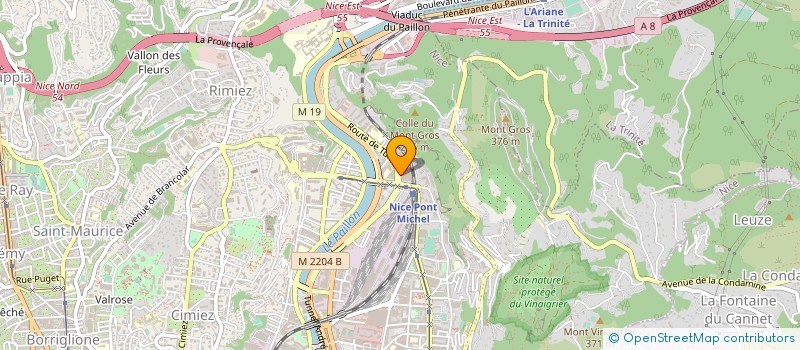 localisation de l'entreprise ROCH DIS à NICE