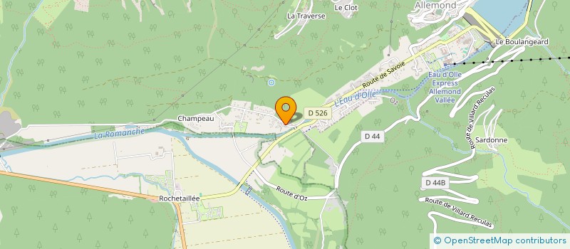 localisation de l'entreprise ROCH INVEST  ALLEMOND