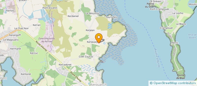 localisation de l'entreprise ROCH-IZEL OSTREA  LOCMARIAQUER