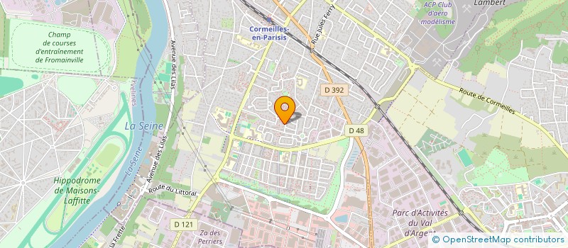 localisation de l'entreprise ROCH95PAT  CORMEILLES-EN-PARISIS