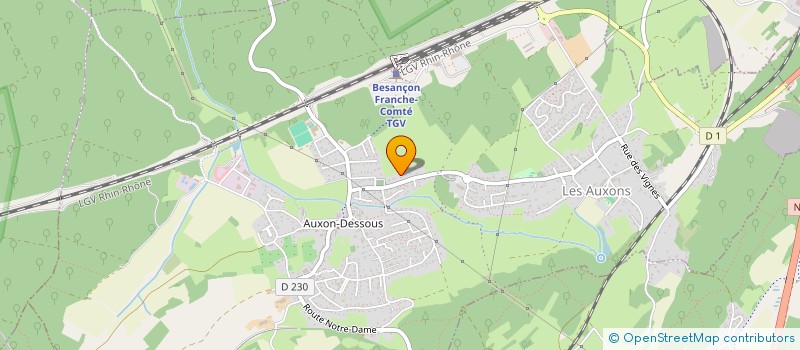 localisation de l'entreprise ROCHA  LES AUXONS