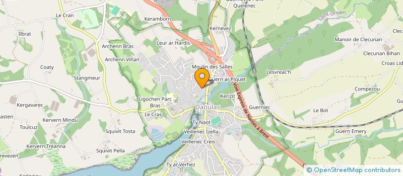 localisation de l'entreprise ROCHA DAGORN  DAOULAS