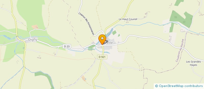 localisation de l'entreprise ROCHA ET THEPENIER  COUETRON-AU-PERCHE