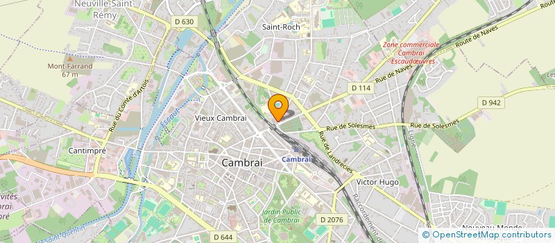 localisation de l'entreprise ROCHA INVESTISSEMENT  CAMBRAI