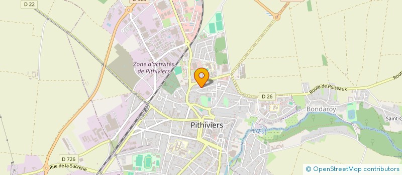 localisation de l'entreprise ROCHA MANAGEMENT à PITHIVIERS