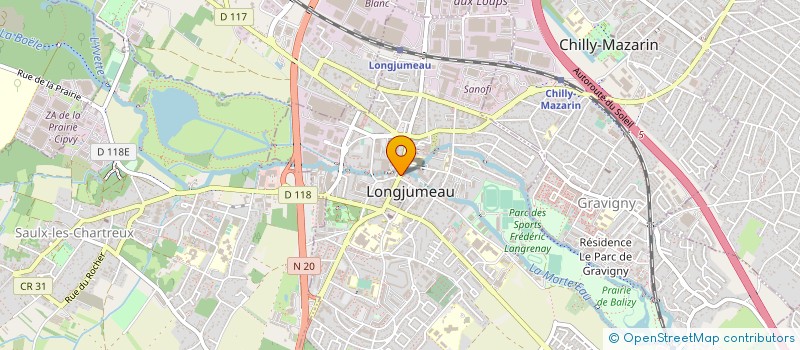 localisation de l'entreprise ROCHA PAIVA BATIMENT à LONGJUMEAU