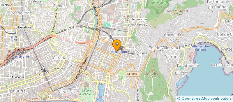 localisation de l'entreprise ROCHA2 à NICE