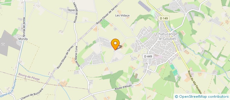 localisation de l'entreprise ROCHAMAND  CHATUZANGE-LE-GOUBET