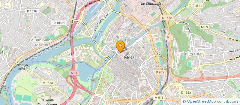 localisation de l'entreprise ROCHAMBEAU à METZ
