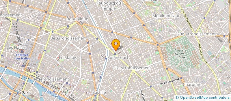 localisation de l'entreprise ROCHAMBEAU INVEST  PARIS