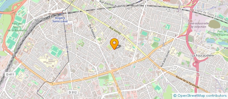 localisation de l'entreprise ROCHANJOU à ANGERS