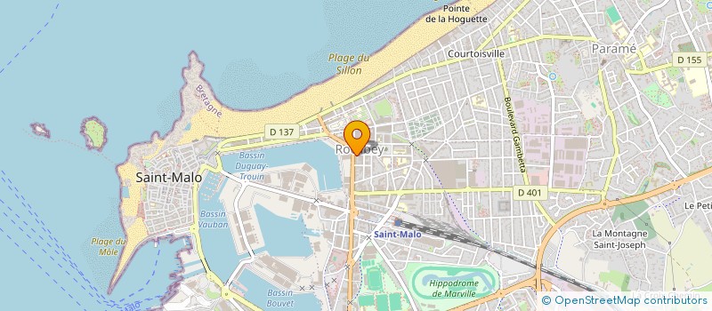 localisation de l'entreprise ROCHANT  SAINT-MALO